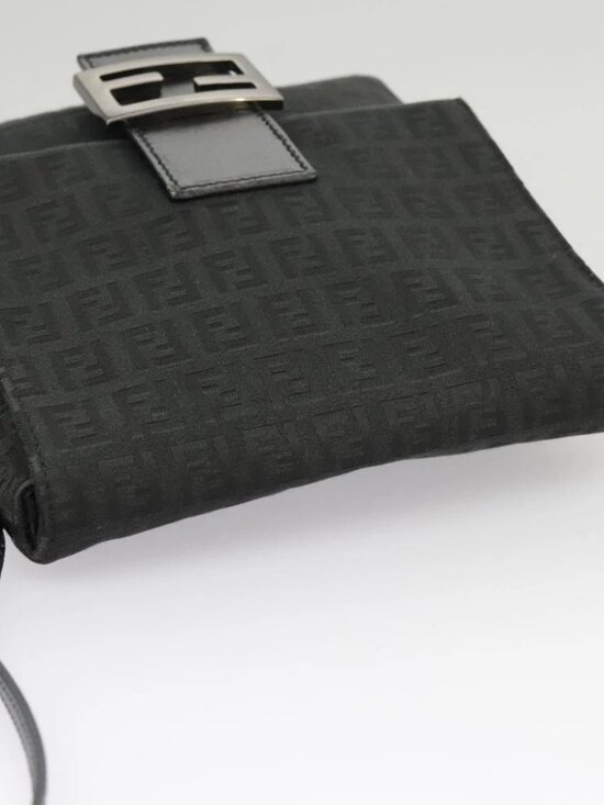 Fendi Zucchino Canvas Mamma Baguette Shoulder Bag Authentic main image 10